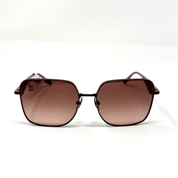 DOLCE & GABBANA Lace Square Sunglasses 57mm In Bordeaux main image 7
